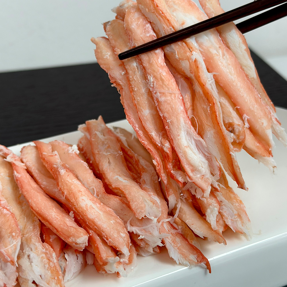 동해산 홍게다리살2팩(150g내외),3팩(225g내외),4팩(300g내외),5팩(375g내외),6팩(450g내외),7팩(525g내외),8팩(600g내외),9팩(675g내외)