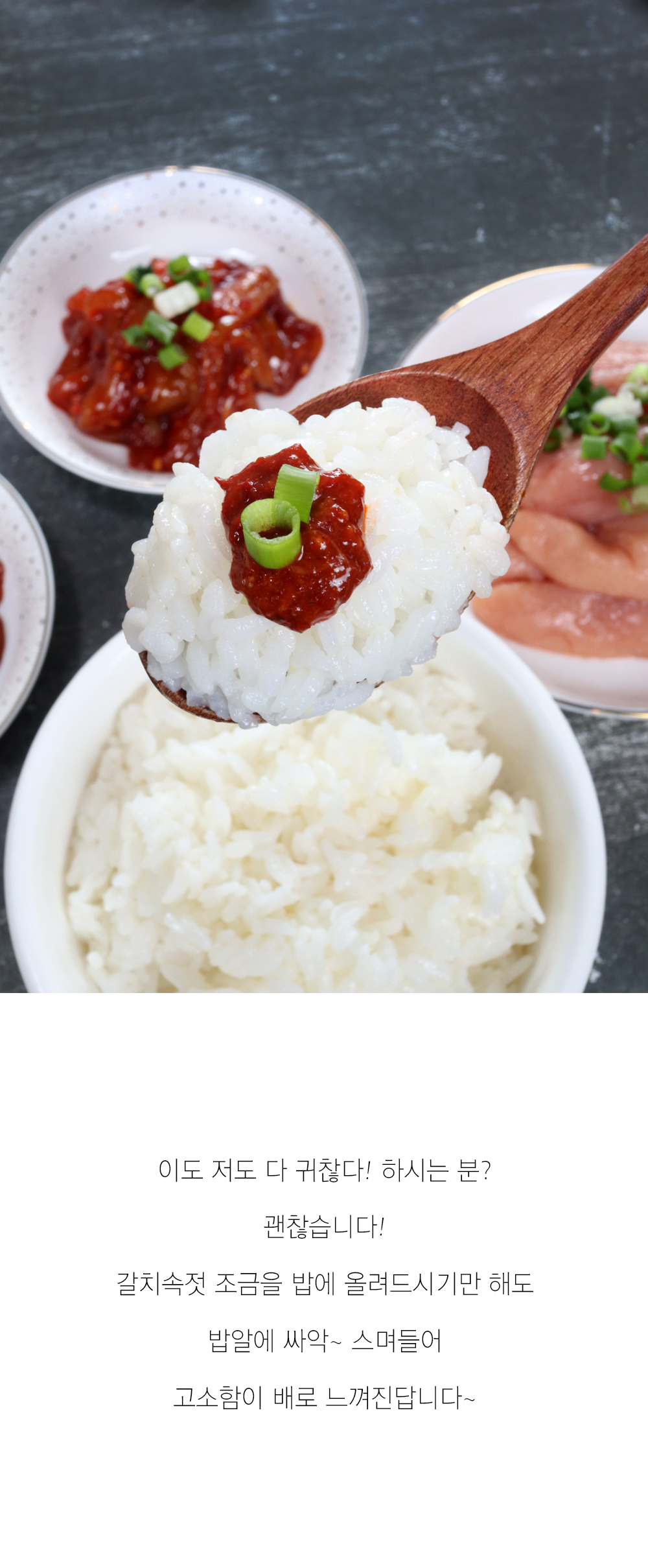 저염 갈치 젓갈 갈치속젓 350g