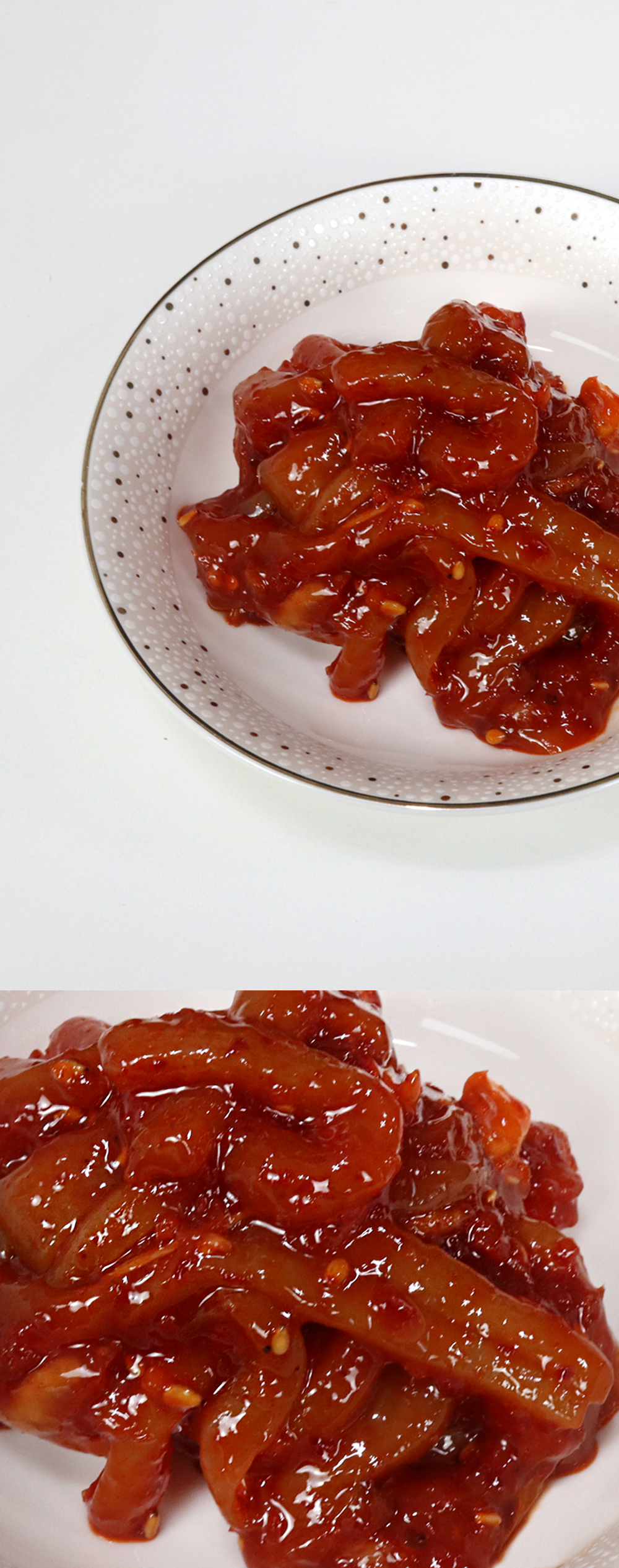 저염식 오징어 젓갈 오징어젓 350g